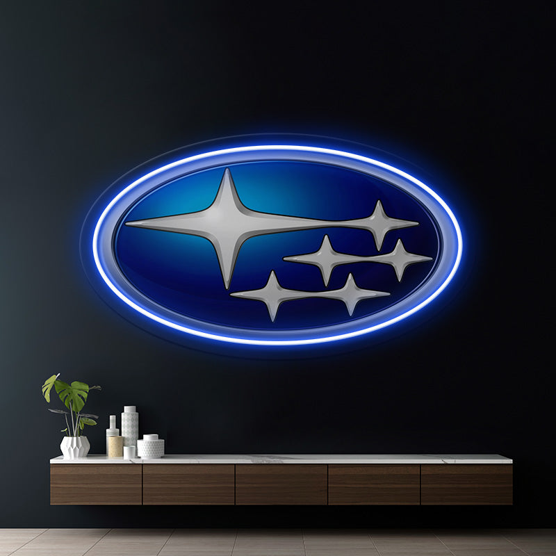 Subaru Car Logo Led Neon Sign