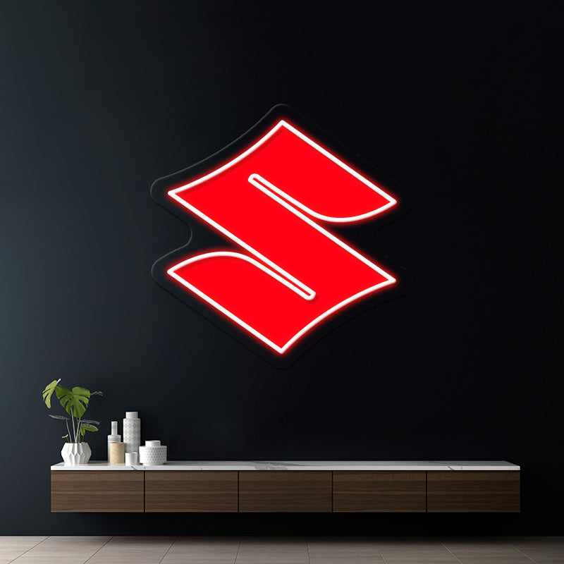 Suzuki Logo Led Neon Sign Motorcycle Neon Sign