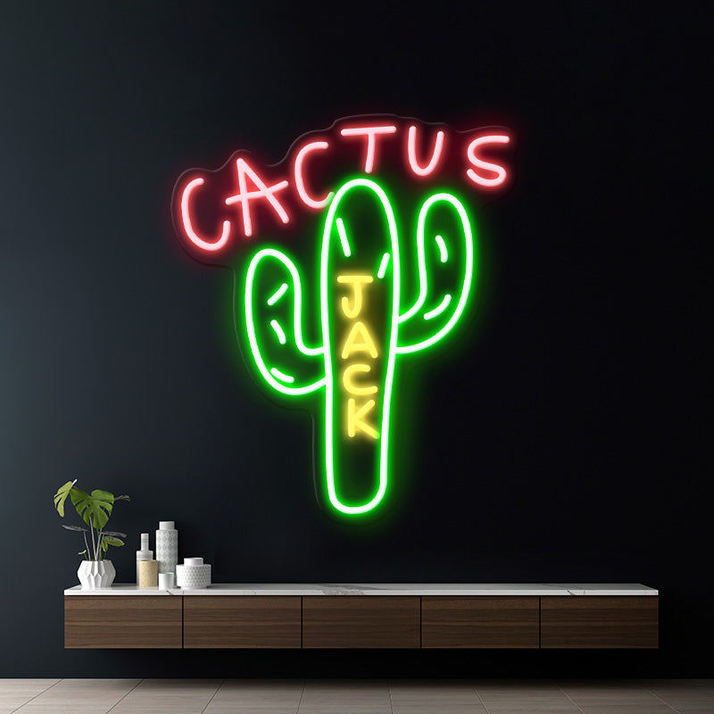 Cactus Jack Led Neon Sign