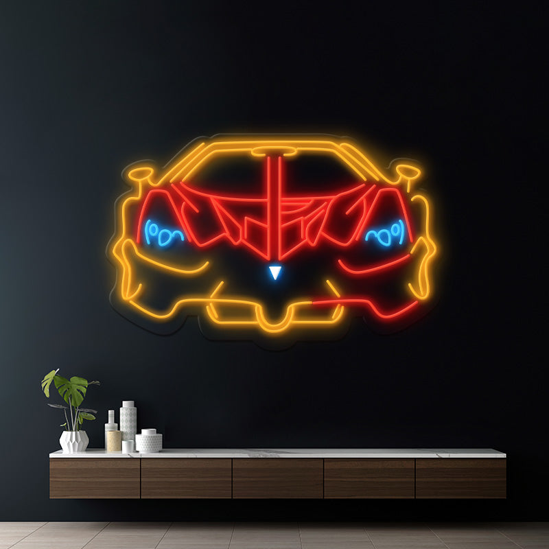 Car Led Neon Sign Man Gift Garage Neon Sign