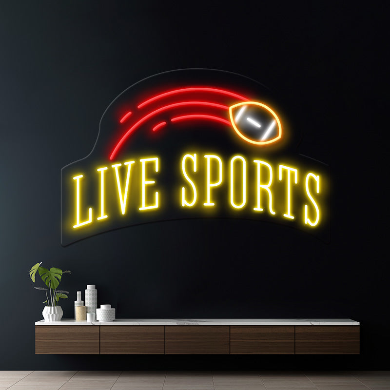 Live Sports Led Neon Sign