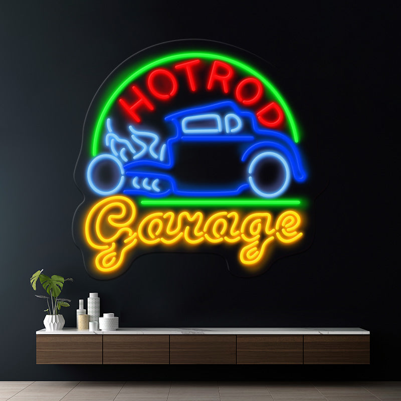 Custom Car Led Neon Sign Garage Room Decor Sign