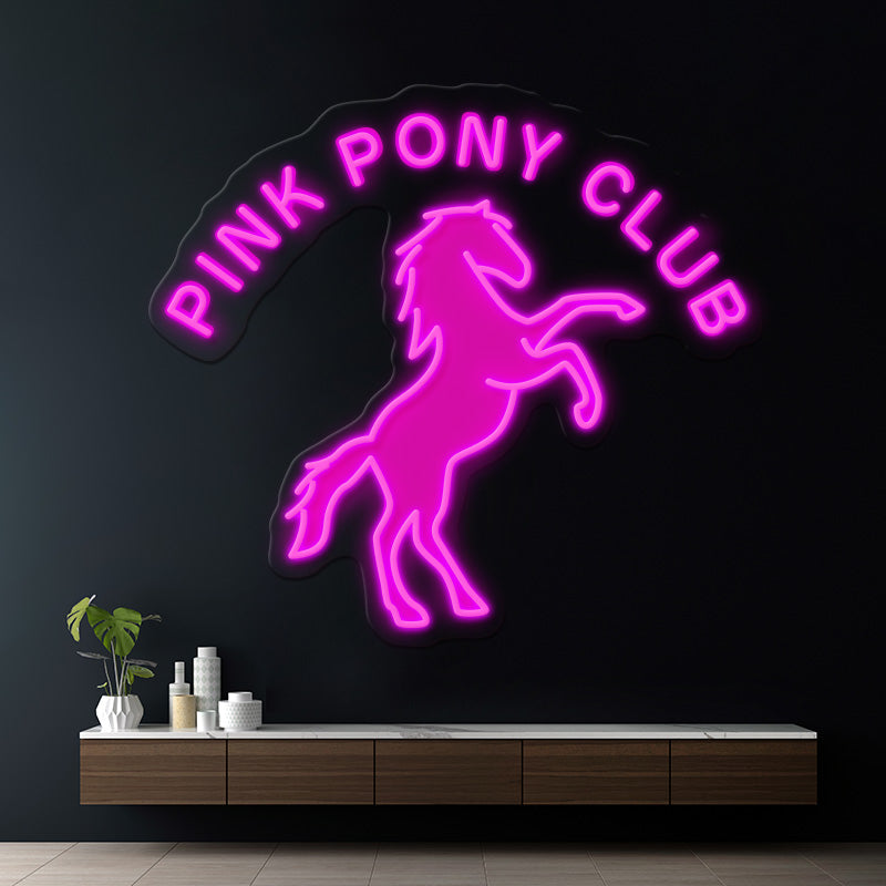 Pink Pony Club Led Neon Sign
