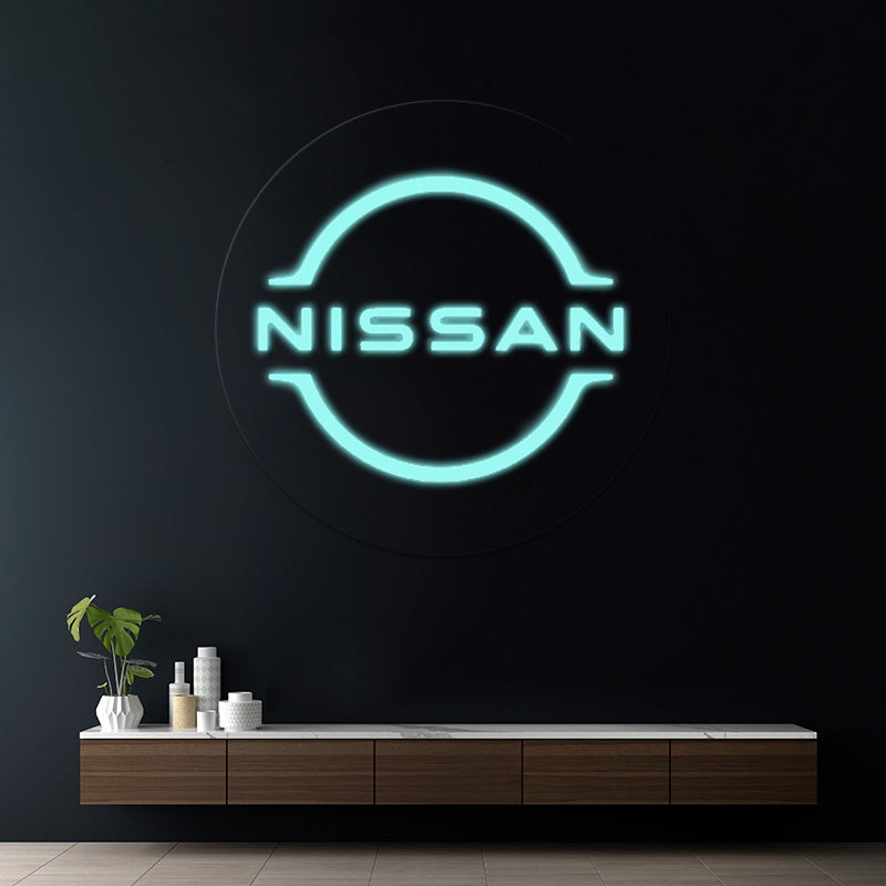 Nissan Car Logo Led Neon Sign Man Cave Decor Sign