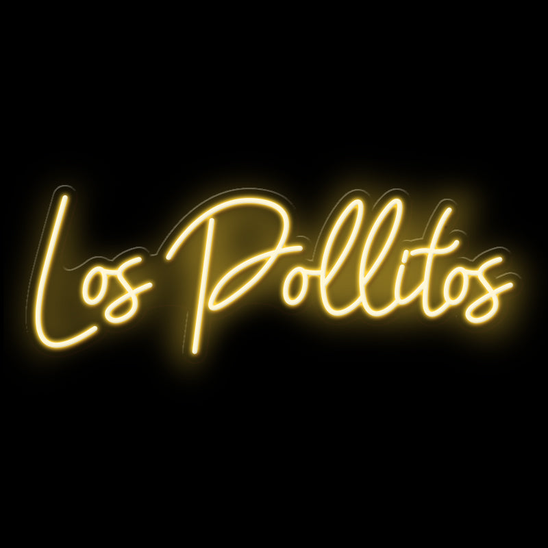 Custom Neon Sign "Los Pollitos"(80*30cm)
