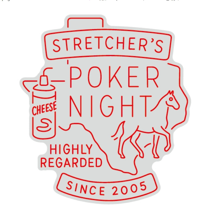 Custom Led Neon for POKER NIGHT(40.9in)