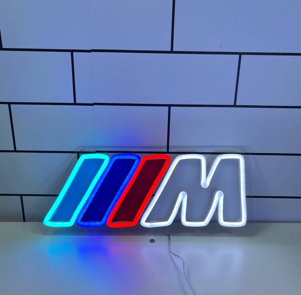 BMW Neon Sign UV Art Wall Decor Sign