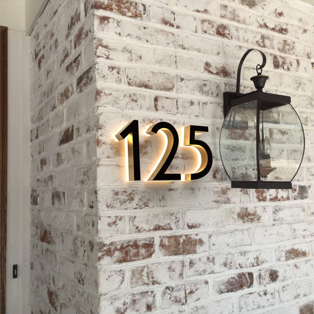 Sign Number Letter Custom Led 3D Backlit Number&Letter Signs