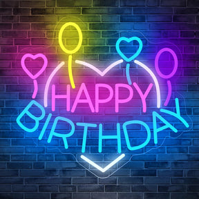 Happy Birthday Neon Signs