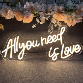 All You Need Is Love Neon Sign