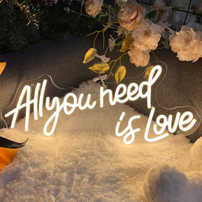 All You Need Is Love Neon Sign