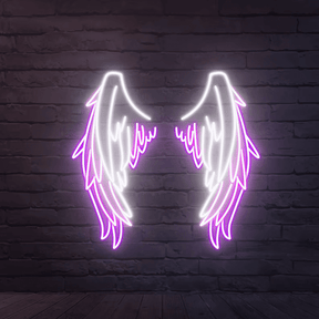 Angel Wing Neon Sign Custom Handmade Art Neon Light