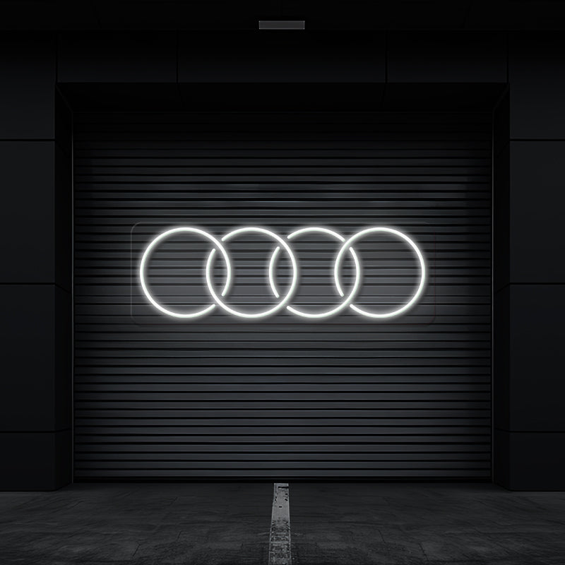 Audi Led Neon Sign Man Cave Gift Garage Room Decor Sign
