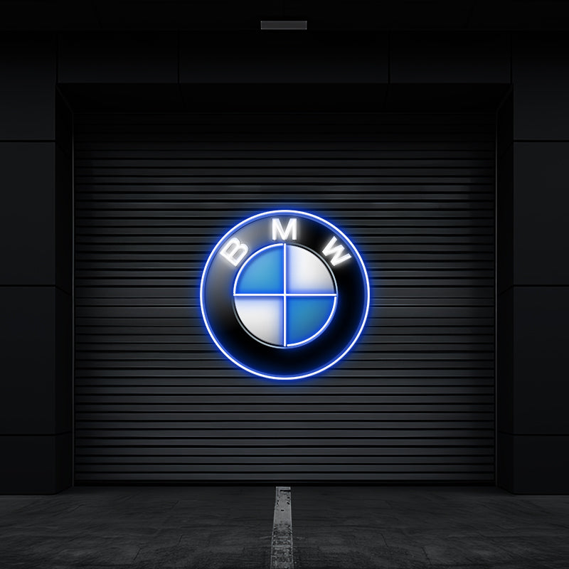 BMW Neon LED Sign for Car Garage Man Cave Home Decor