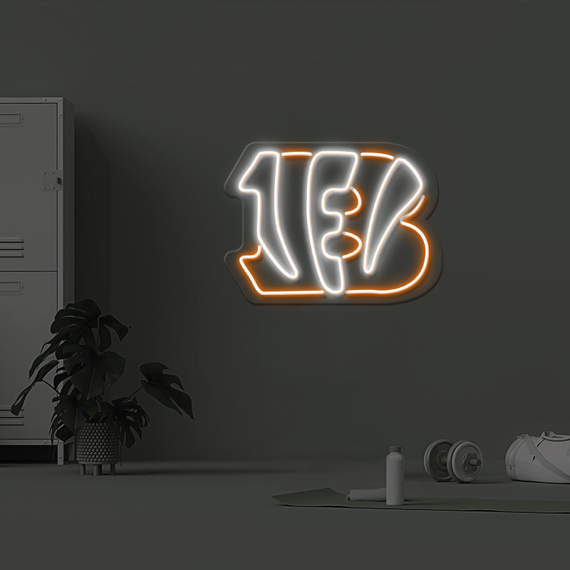 Bengals Neon Sign Sports Team Logo Neon Sign Fans Gift