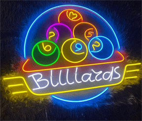 Billiards Neon Signs Shop Wall Decor Neon Sign