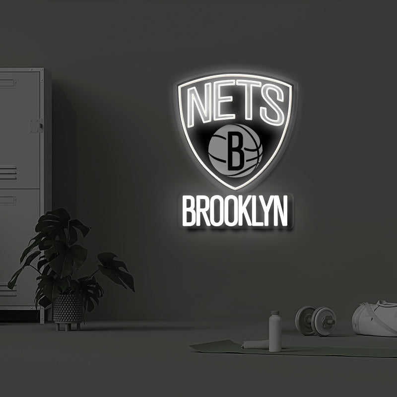 Brooklyn Nets NBA Led Neon Sign Wall Decor