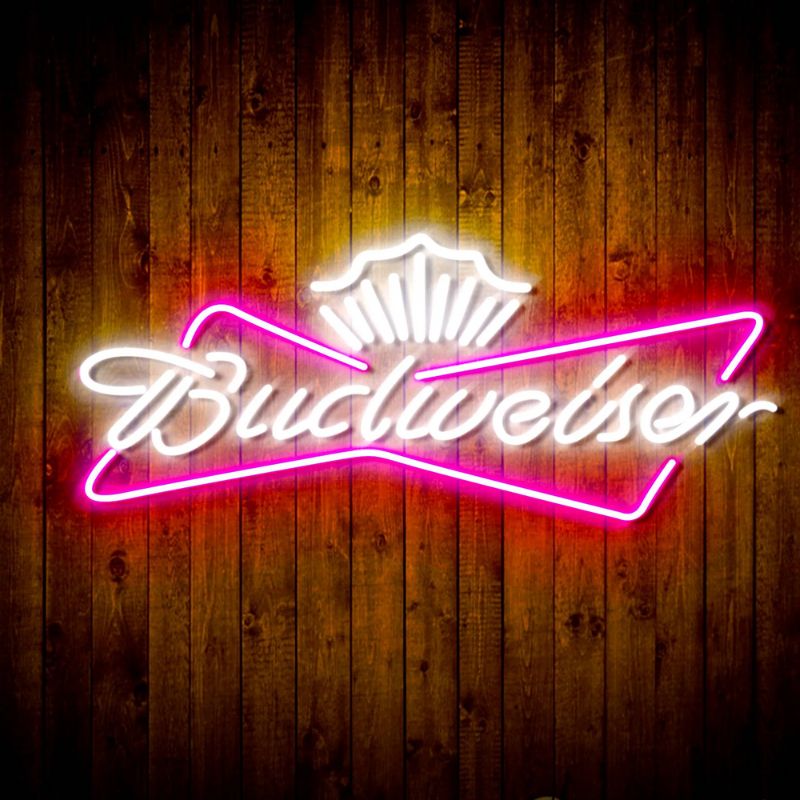 Budweiser Bar Neon LED Sign Bar Wall Decor Art