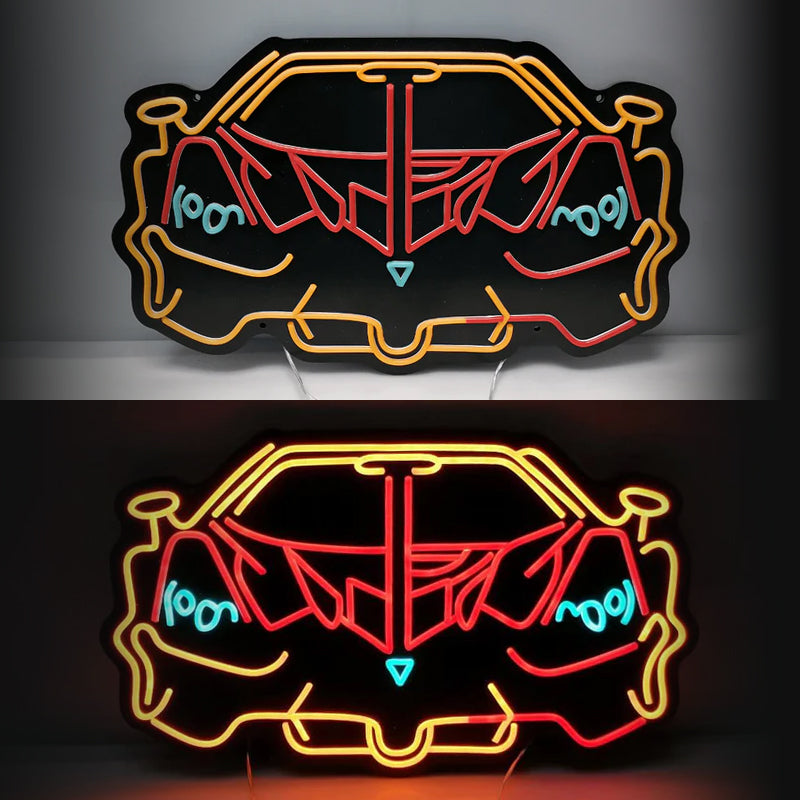 Car Led Neon Sign Man Gift Garage Neon Sign