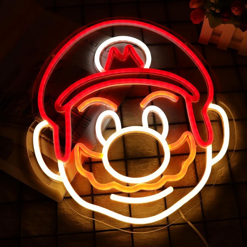 Cartoon Led Neon Sign Kids Room Decor Sign