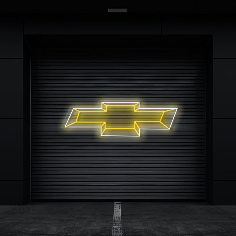 Chevrolet Car Logo Neon Led Sign Garage Decor