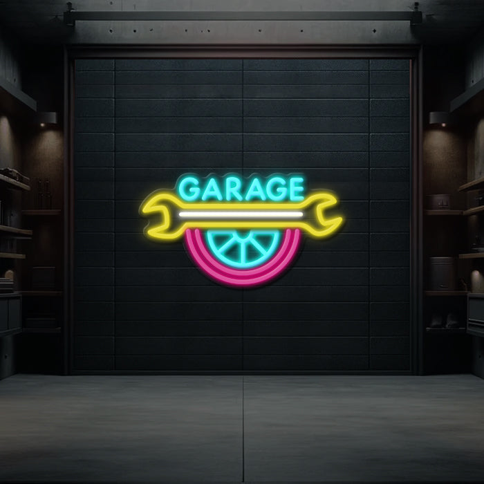 Colorful Garage Led Neon Sign for Man Cave Decor Space Decor Light