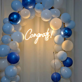 Congrats Neon Sign for Party Celebration