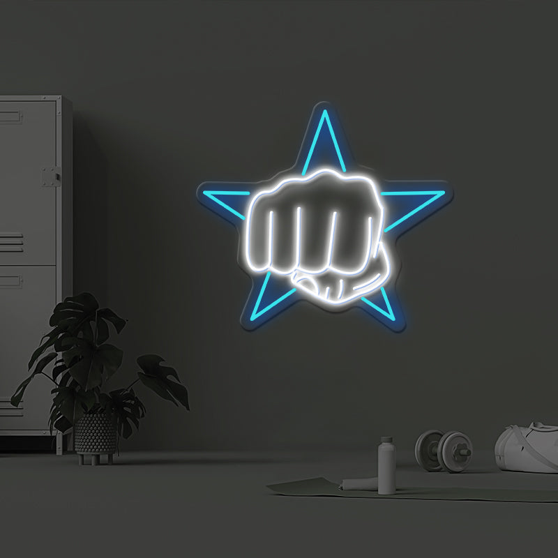 Cowboy Football Neon Sign for Wall Decor Man Cave Sign