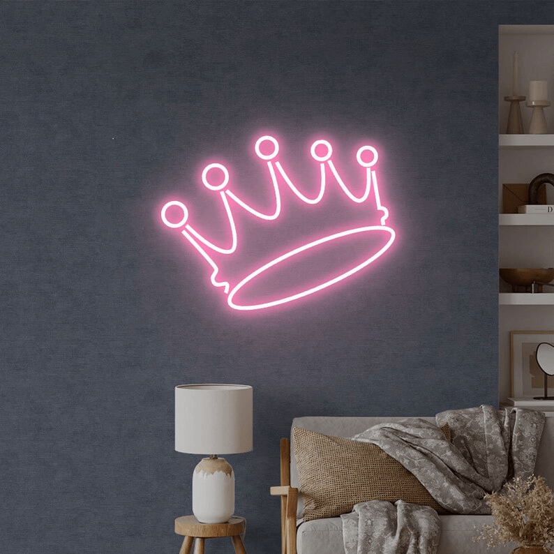 Crown Neon Sign Home Decor Neon Sign