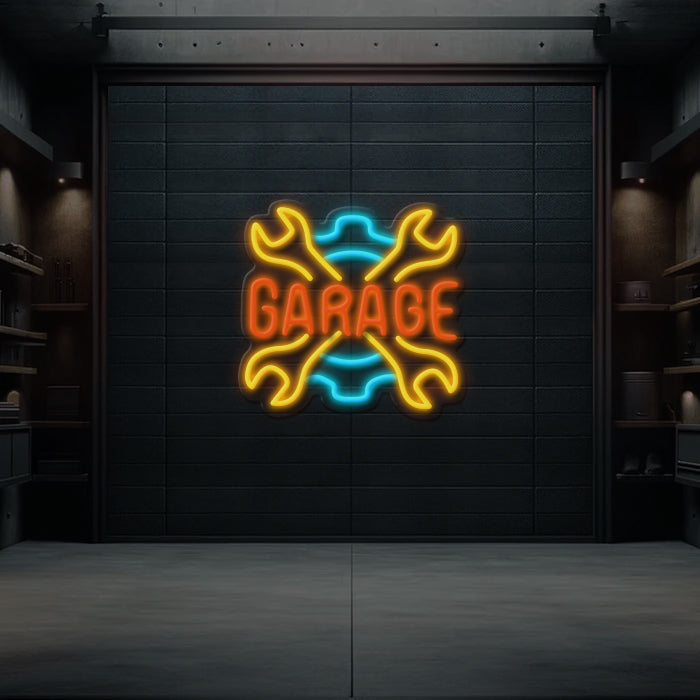 Custom Colorful Garage Led Neon Sign Business Shop Decor Sign Light