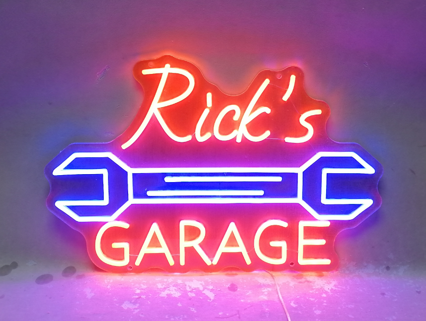 Custom Garage Led Neon Sign Men Gift Neon Light
