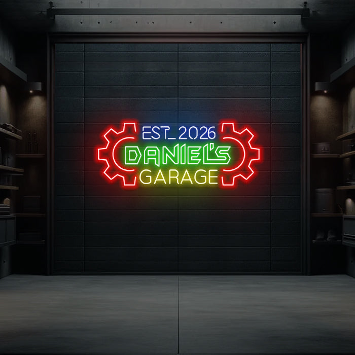 Custom Garage Neon Sign Car Service Decor Sign