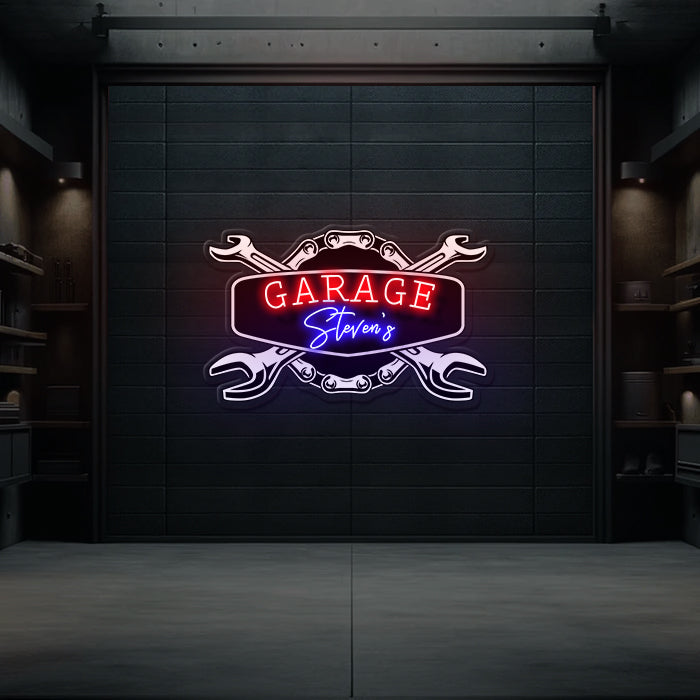Custom Workshop Neon Sign Garage Decor for Men