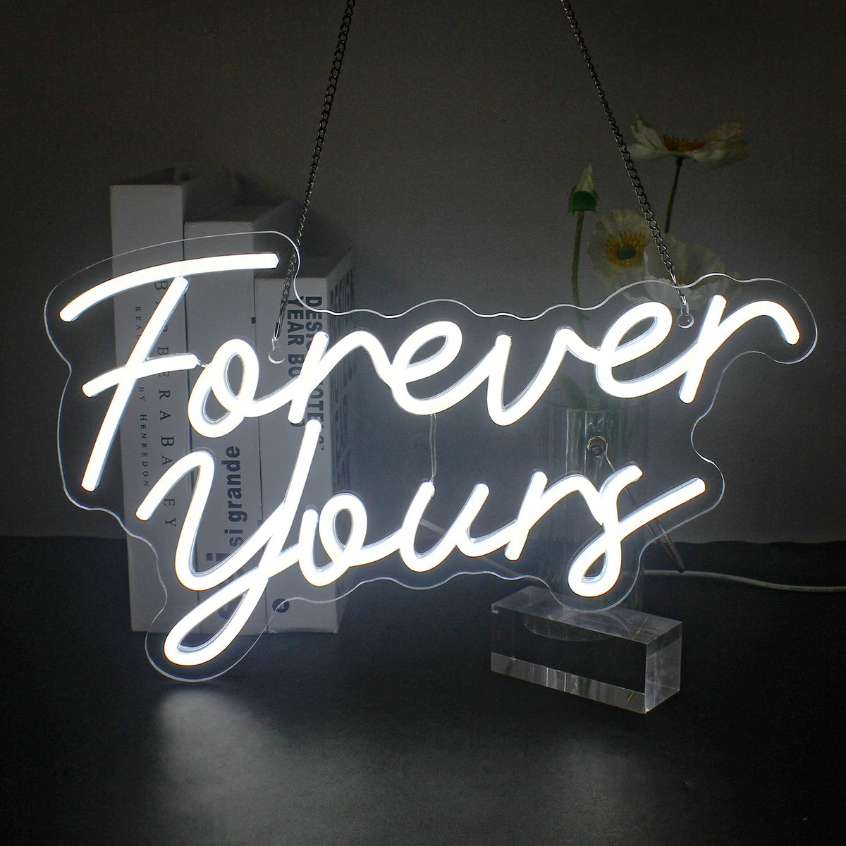 Forever Yours Bridal Shower Wedding Neon Sign