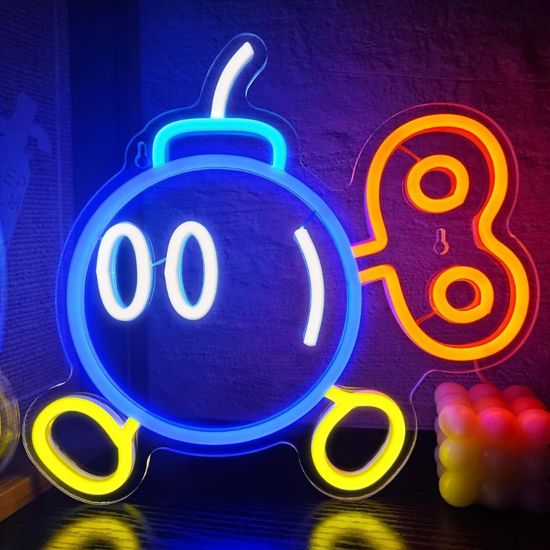 Gaming Neon Sign for Gamer Room Decor