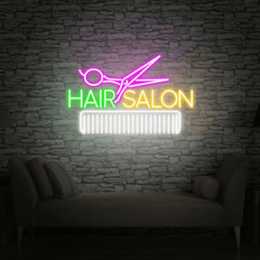 Barber Salon Neon Sign for Wall Decor