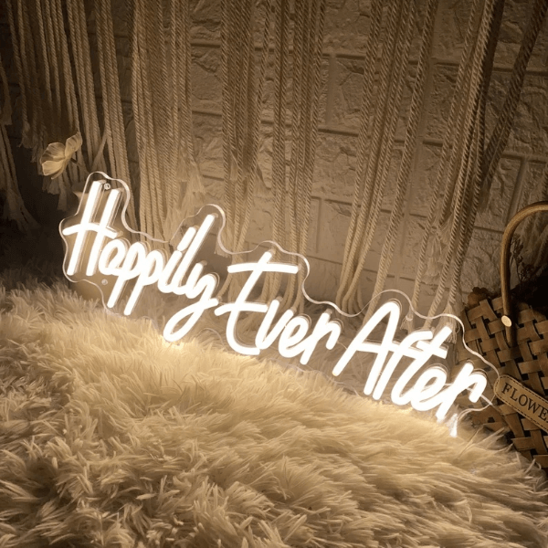 Happily Ever After Wedding Neon Signs