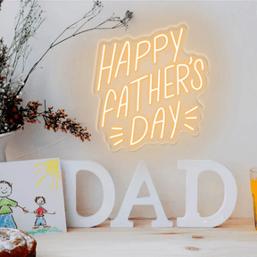 Happy Father's Day Neon Sign Men Gift