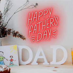 Happy Father's Day Neon Sign Men Gift