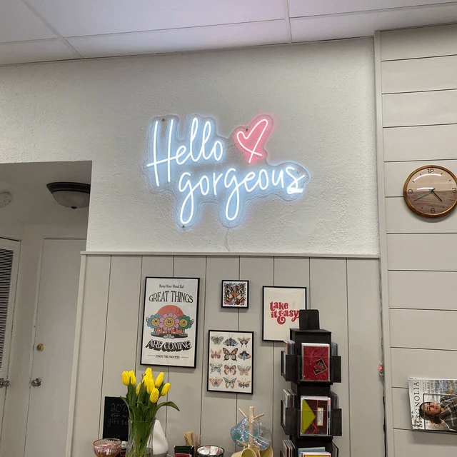 Hello Gorgeous Neon Sign Shop Home Decor Sign