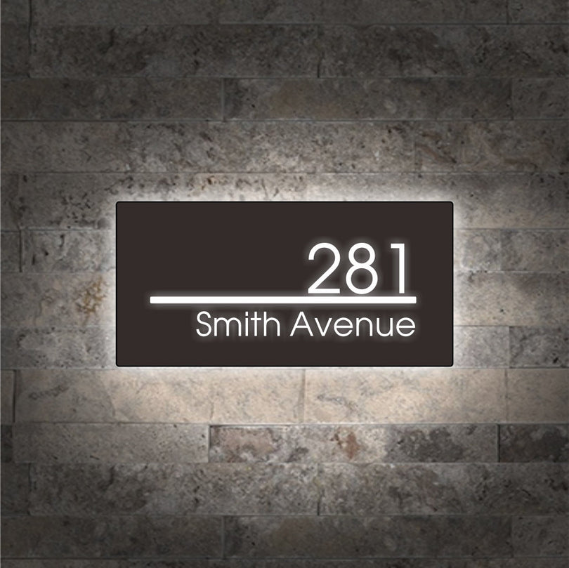 Address Number Design House Address Number Neon Signs | NeonChics