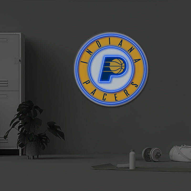 Indiana Pacers NBA Led Neon Sign Man Cave Decor