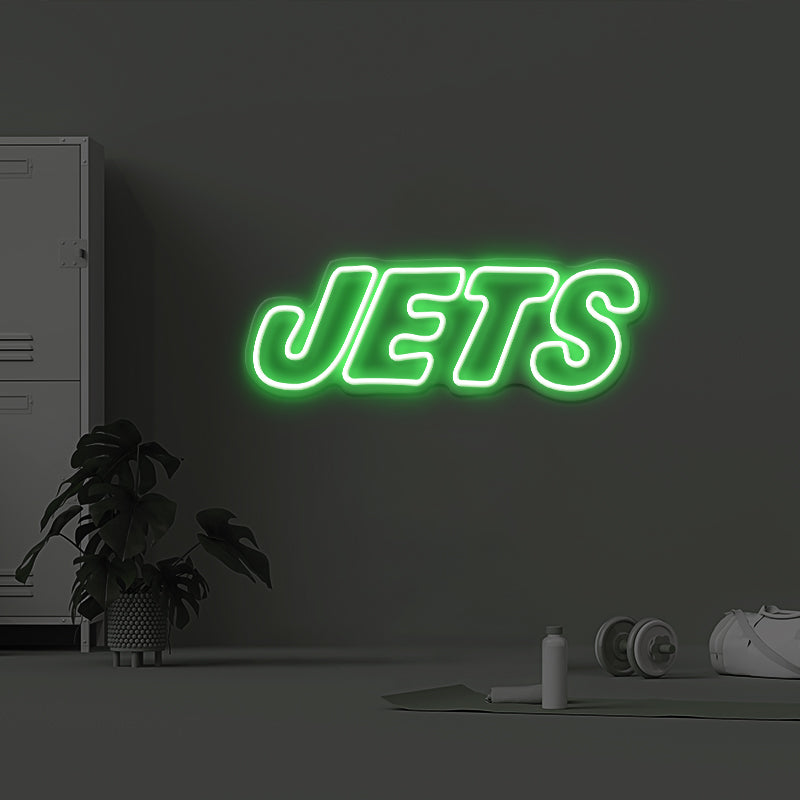 JETS Led Neon Sign for Wall Decor Man Gift