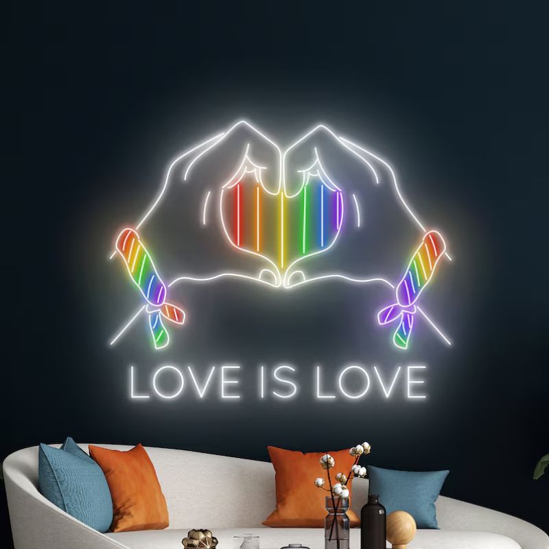 LGBT Pride Neon Sign Custom Neon Sign Home Decor Art