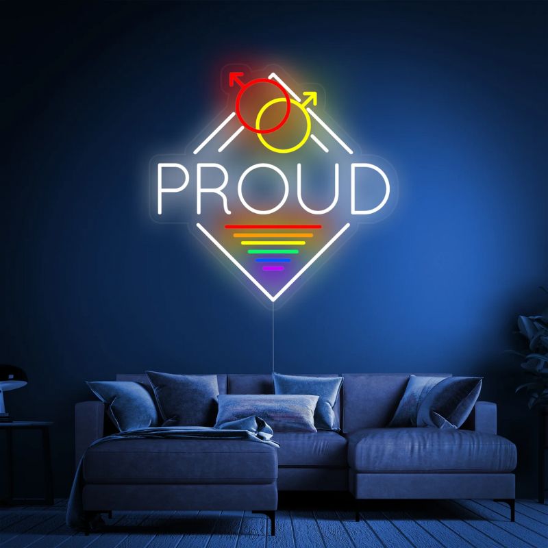 LGBT Pride Proud Led Neon Sign