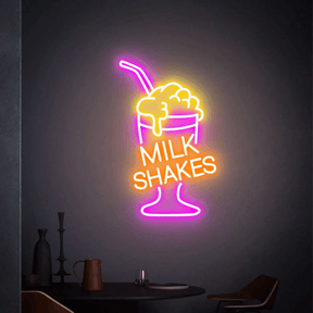 Milkshake Neon Sign Coffee Shop Neon Sign