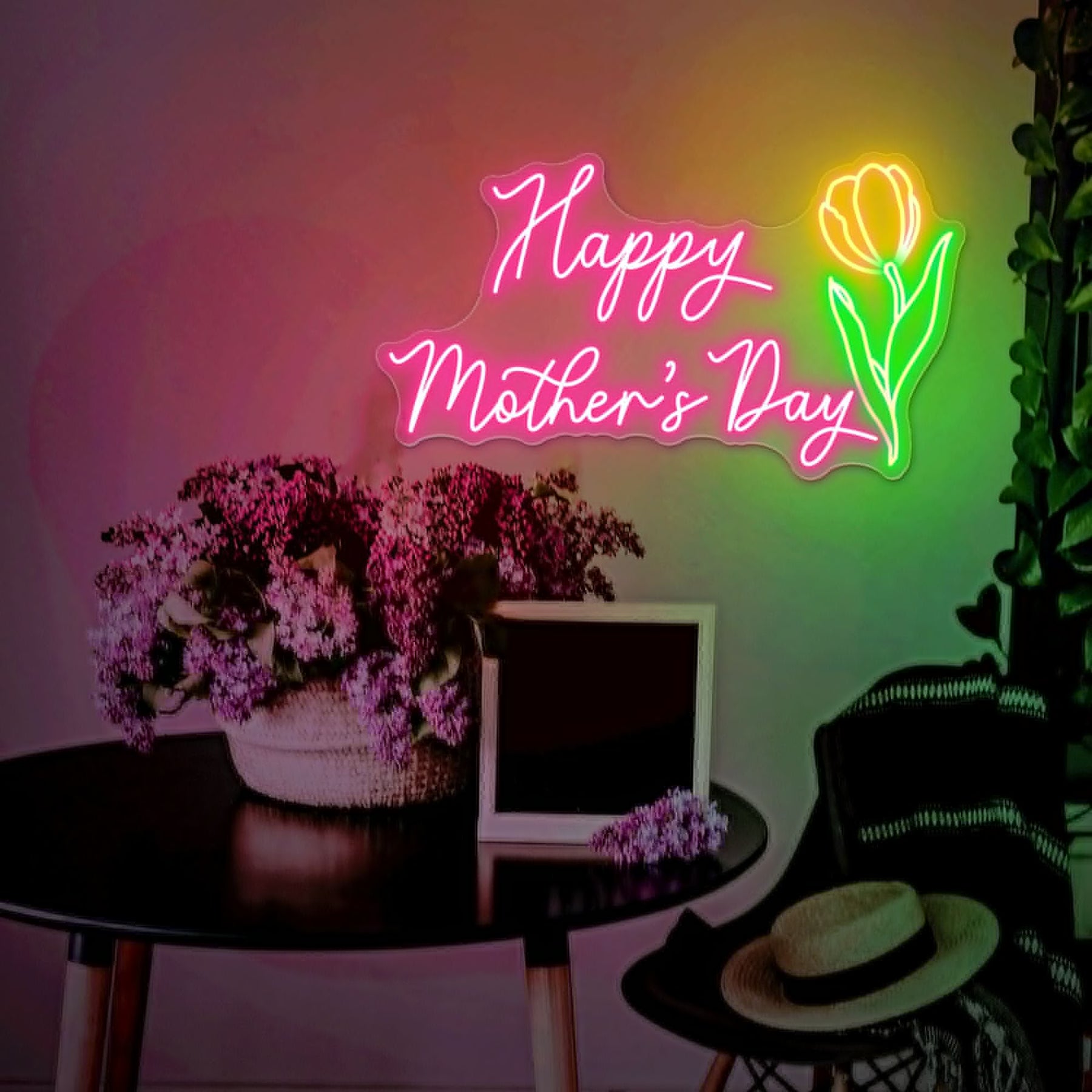 Happy Mother's Day Neon Sign