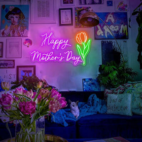 Happy Mother's Day Neon Sign