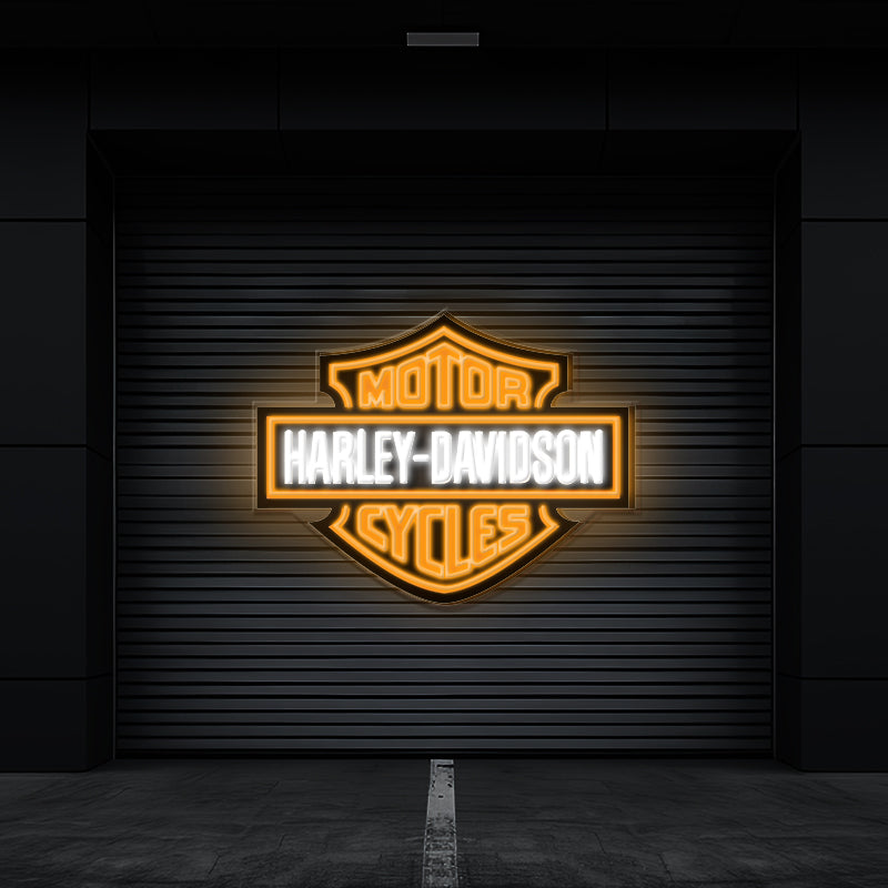 Motor Company Led Neon Sign Man Cave Decor