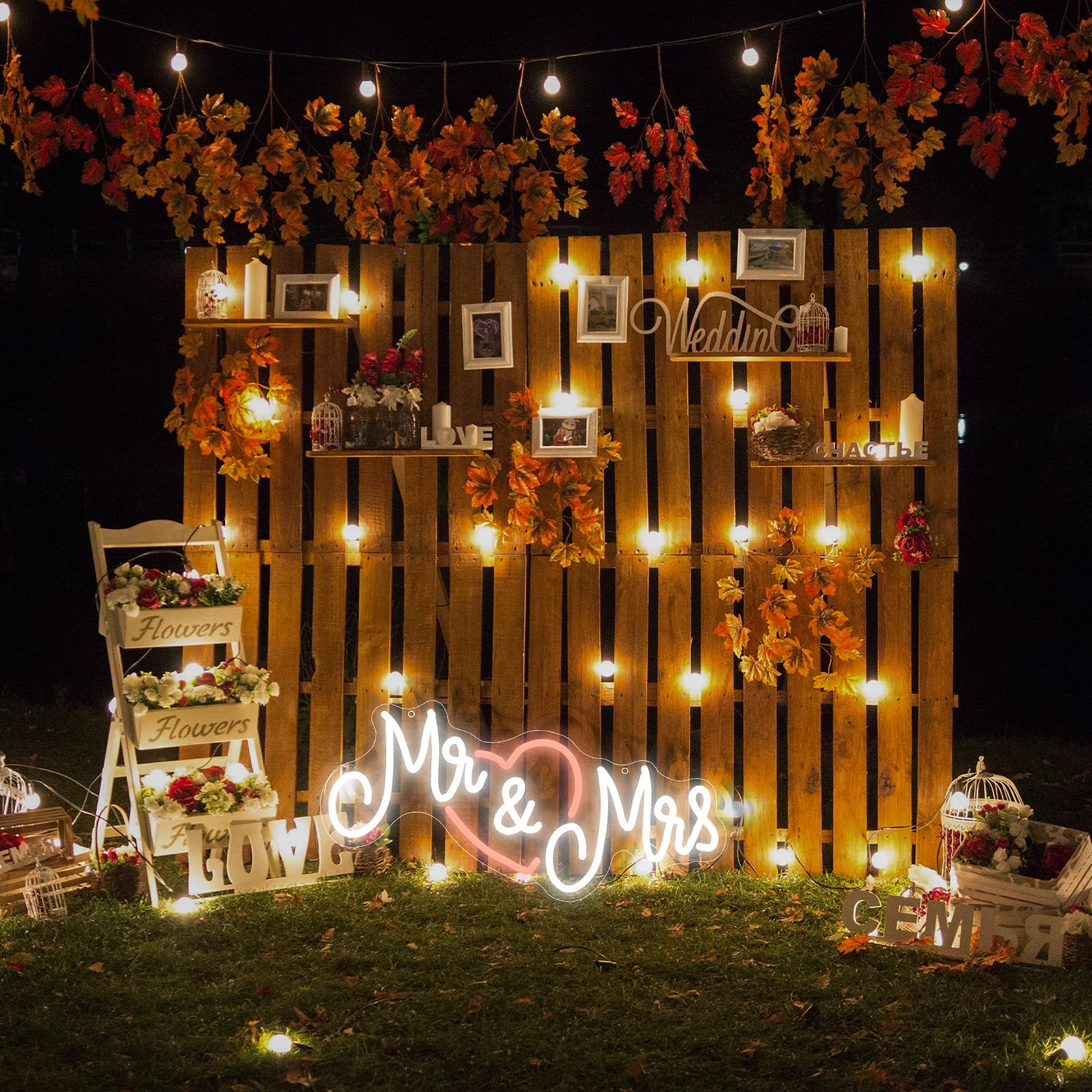 Mr&Mrs Love Neon Sign